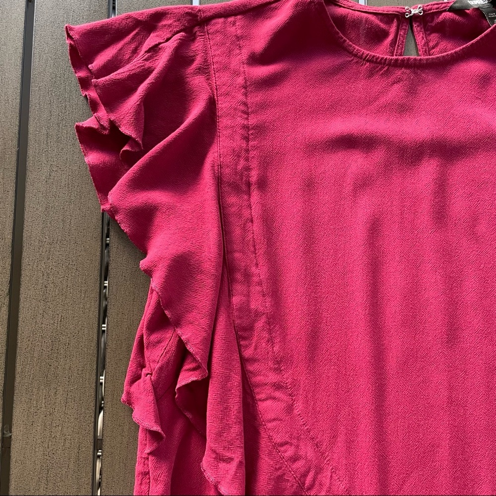 Express Flutter Ruffle Rayon Blouse!! - image 6